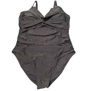 Blooming Jelly Women’s Black One Piece Swimsuit Size 3XL